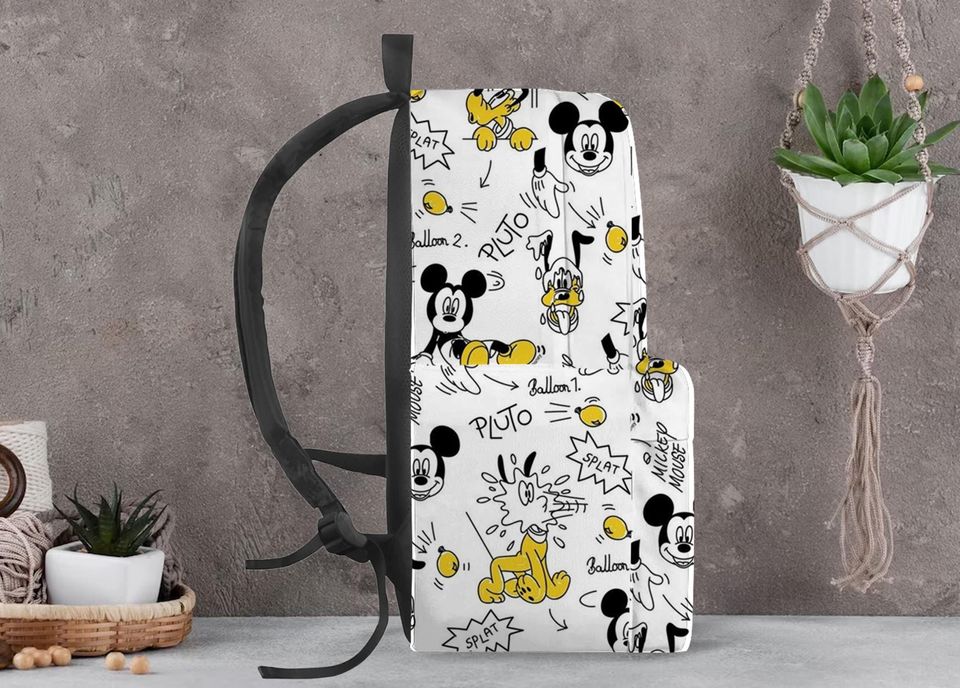Mickey Disney Custom Backpack, Mickey Disney School Bag, Laptop Backpack, Personalized Gift, Personalized Backpack