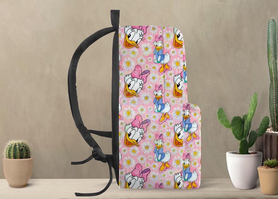 Daisy Duck Backpack, Daisy Duck School Bag, Laptop Backpack