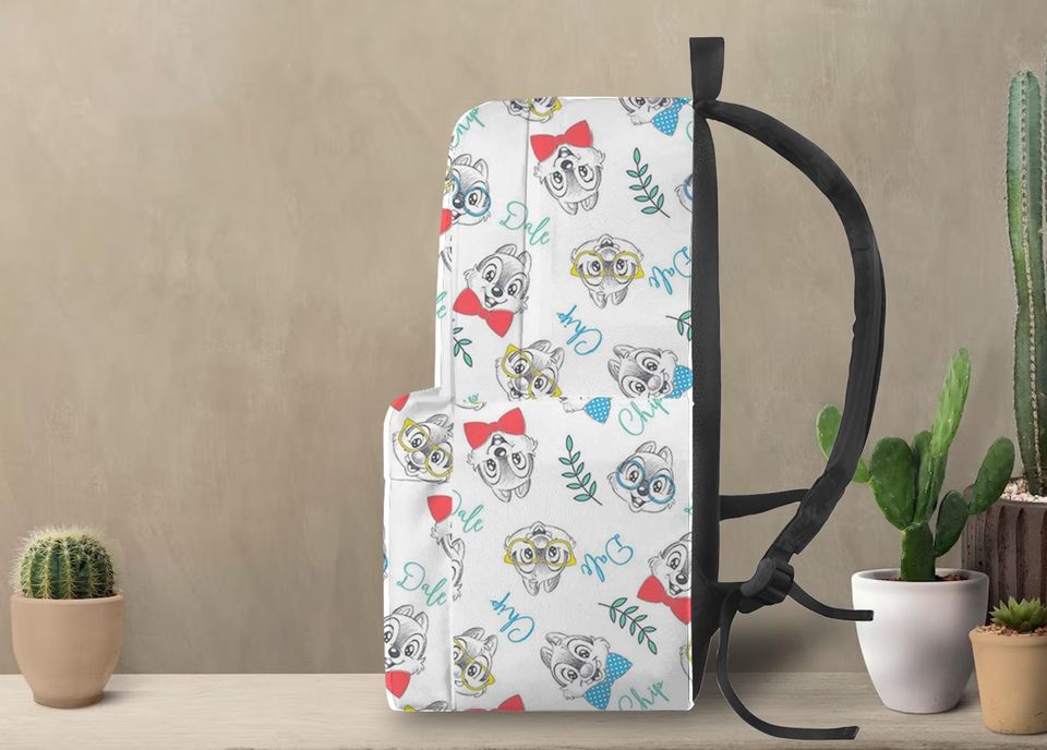 Chip and Dale Backpack, Chip and Dale School Bag, Laptop Backpack, Gift, Backpack