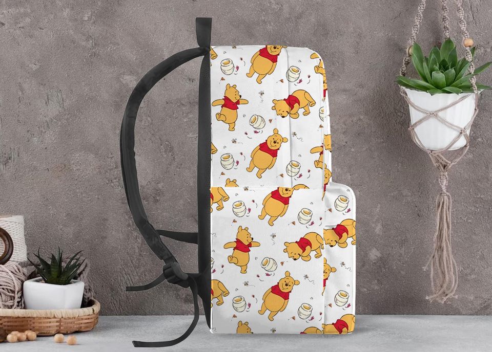 Winnie The Pooh Backpack, Winnie The Pooh School Bag, Laptop Backpack, Gift, Backpack