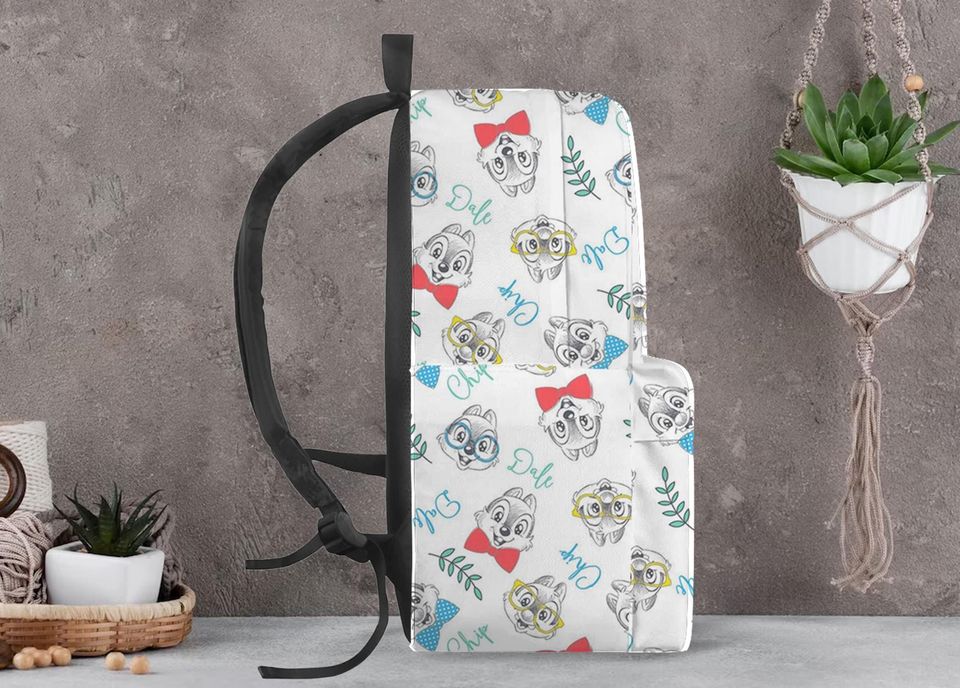 Chip and Dale Backpack, Chip and Dale School Bag, Laptop Backpack, Gift, Backpack
