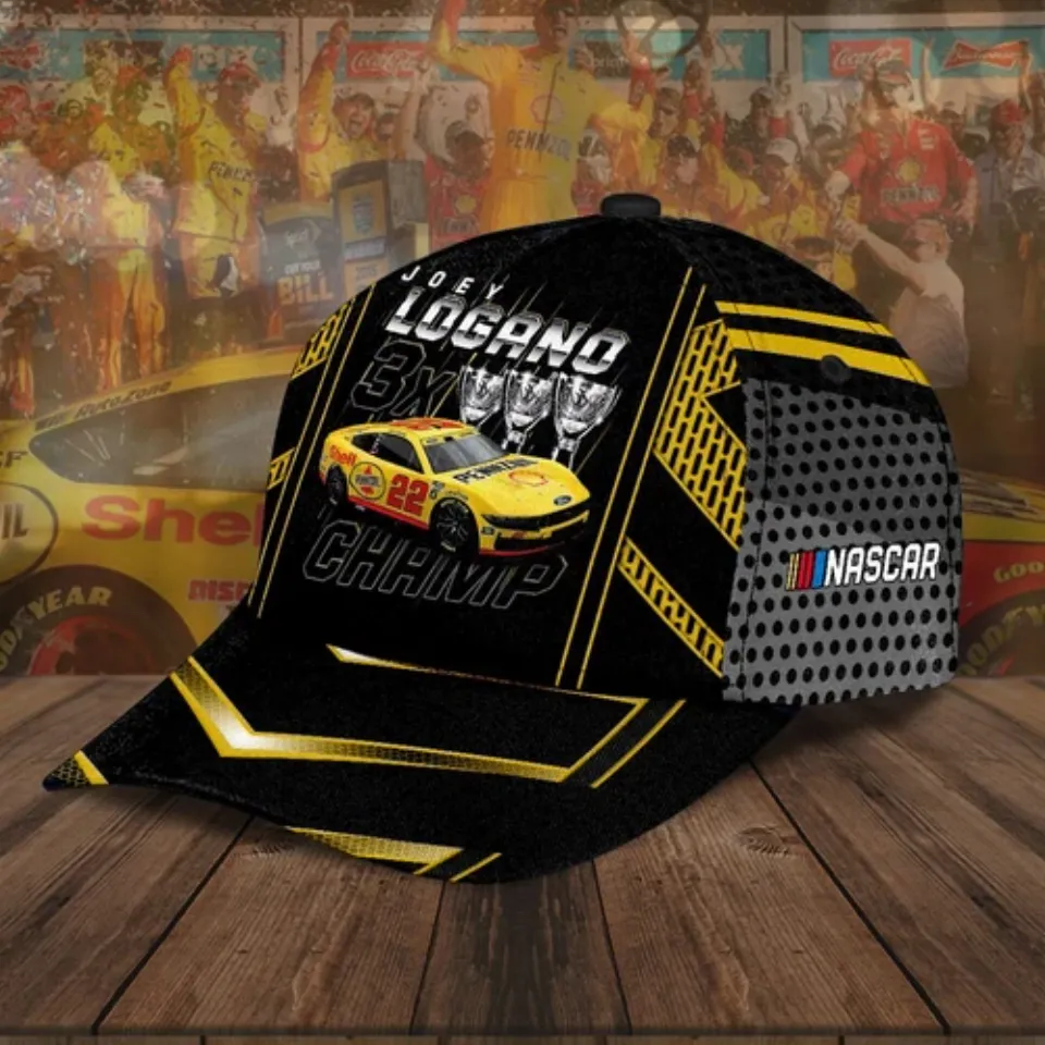 Joey Logano Classic Racing Cap – 2024 Limited Edition, Adjustable Strapback Cap