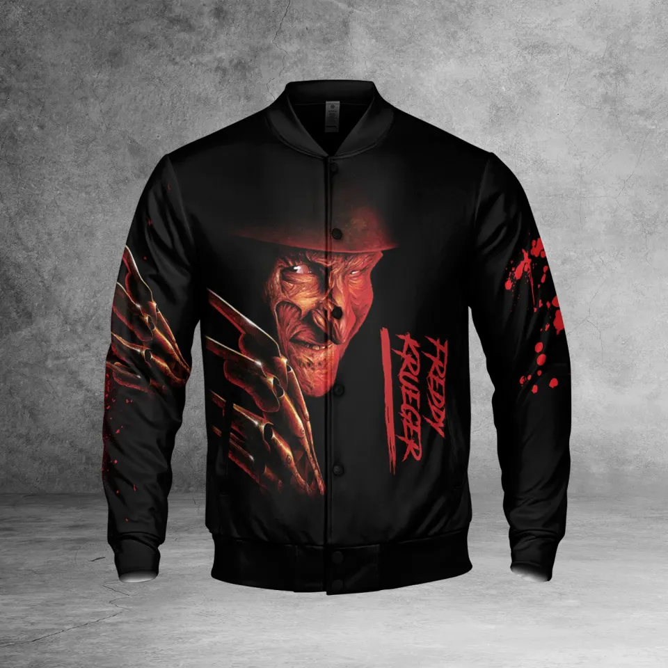 Personalized Horror Freddy Krueger Nightmare On Elm Street Jacket