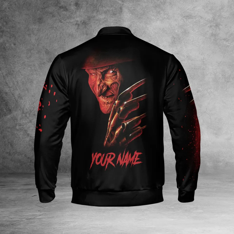Personalized Horror Freddy Krueger Nightmare On Elm Street Jacket