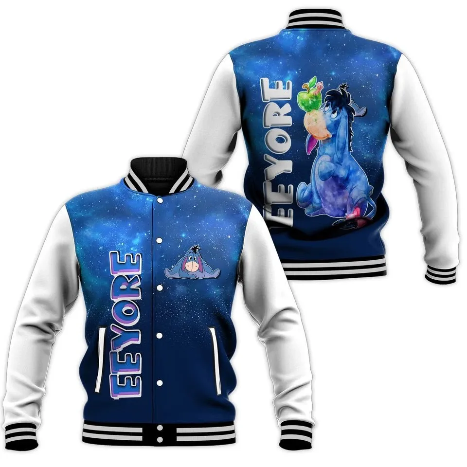 Winnie The Pooh Eeyore Disney Baseball Jacket