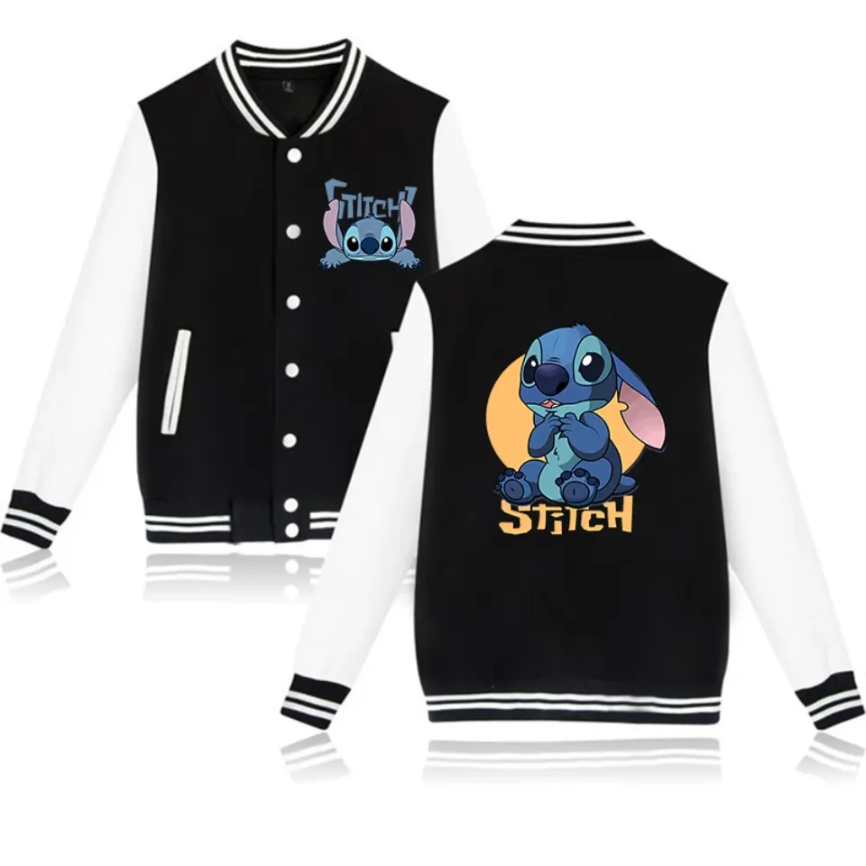 Stitch Disney Hoodie Baseball Jacket