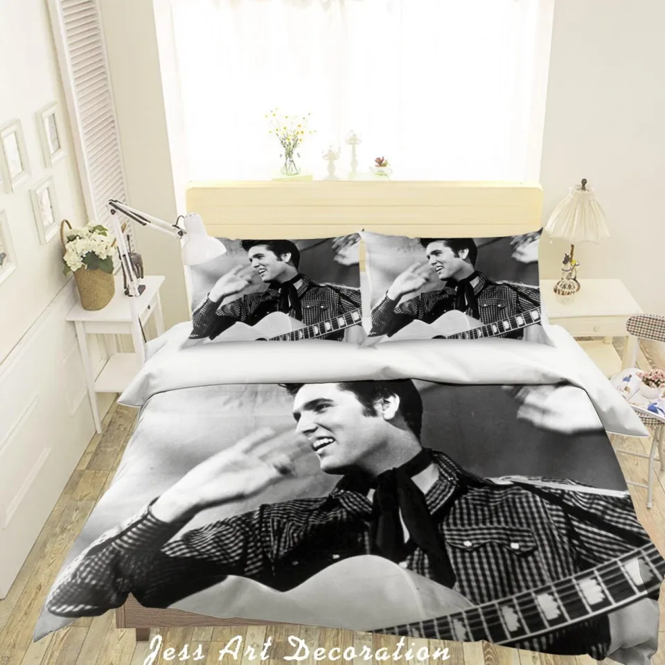 3D Rock Elvis Presley Bedding Set