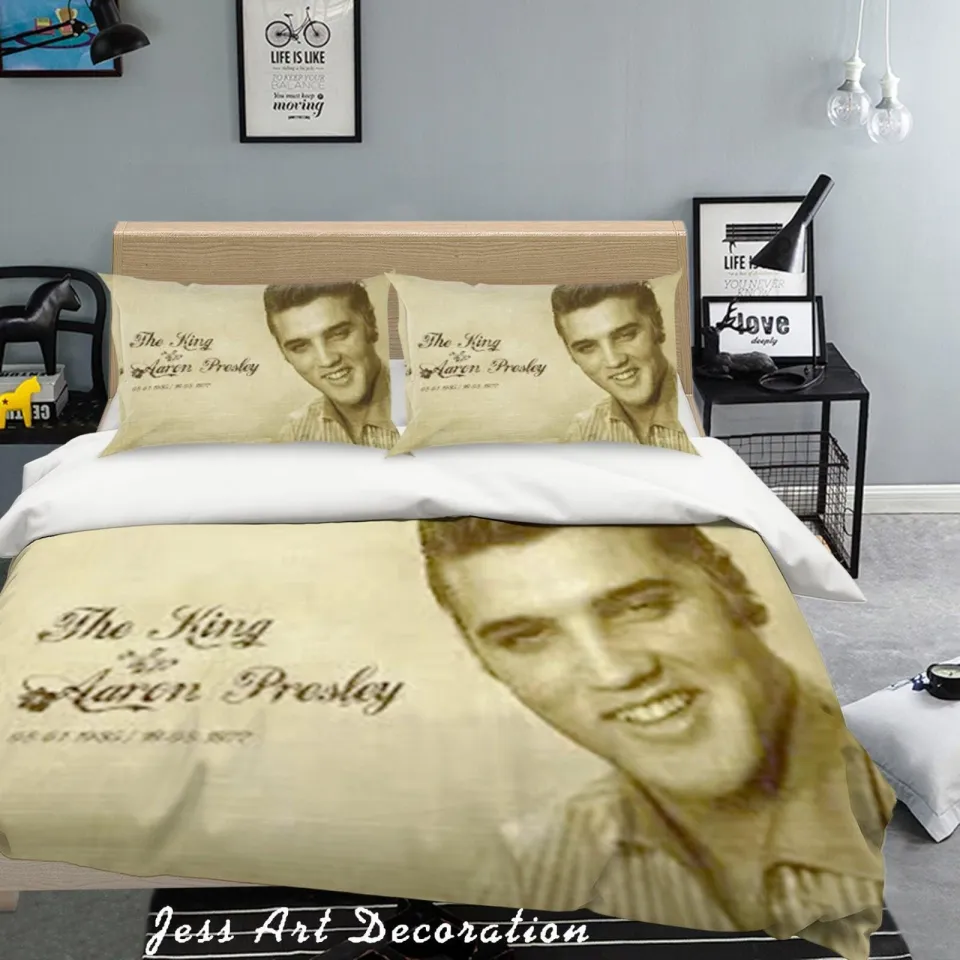 3D Rock Elvis Presley Bedding Set