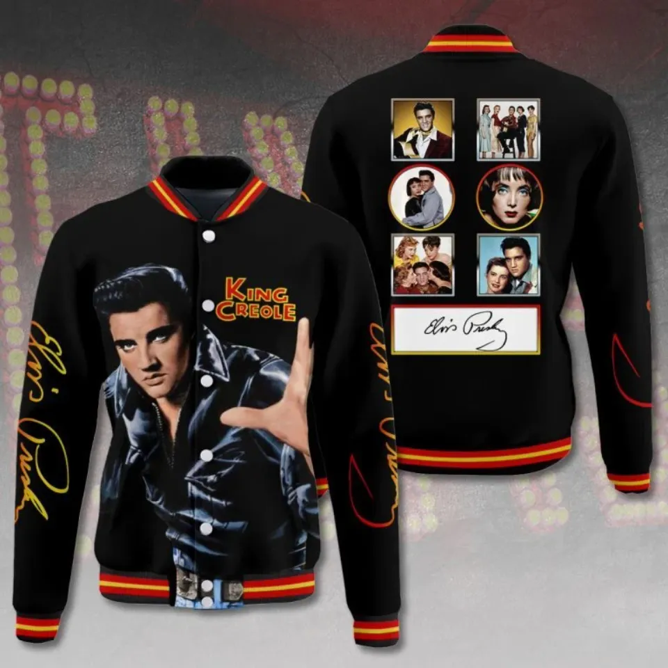 Elvis Presley Varsity Jacket – Baseball Jacket