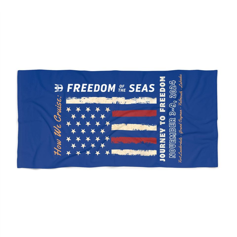 Journey to Freedom - How We Cruise Towel