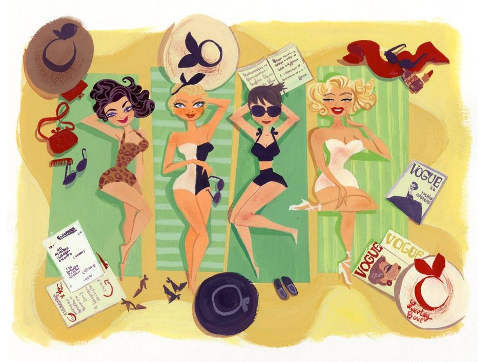 Beach Ladies - Print