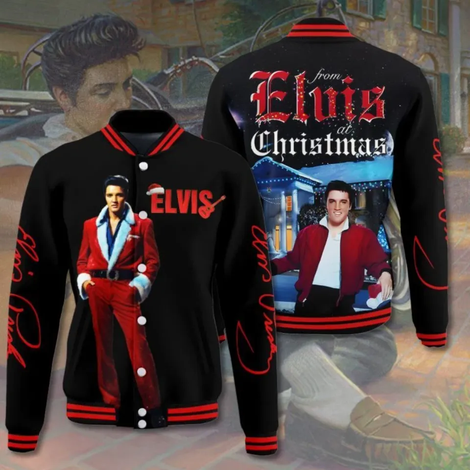Elvis Presley Varsity Jacket – Baseball Jacket 7275