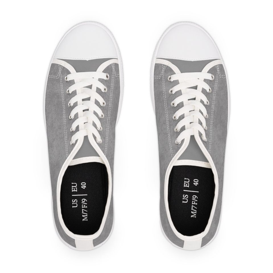 Grey Smokey Women's Low Top Sneakers