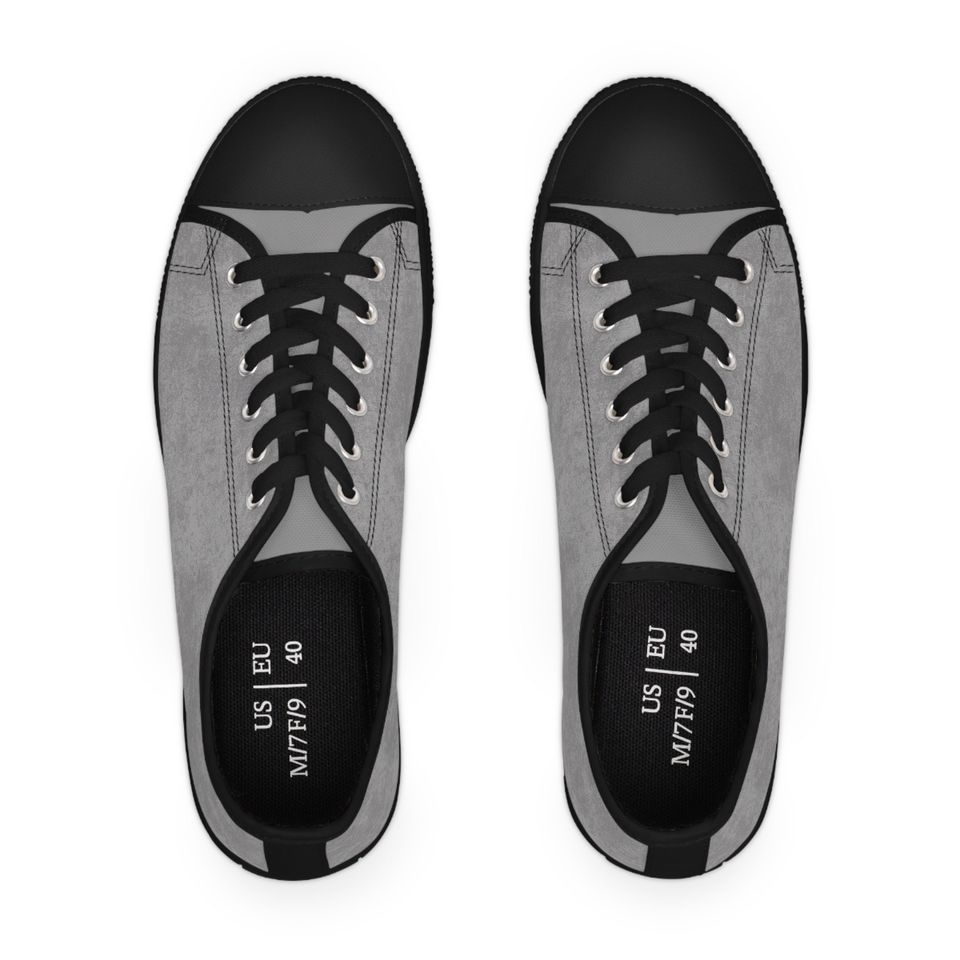 Grey Smokey Women's Low Top Sneakers