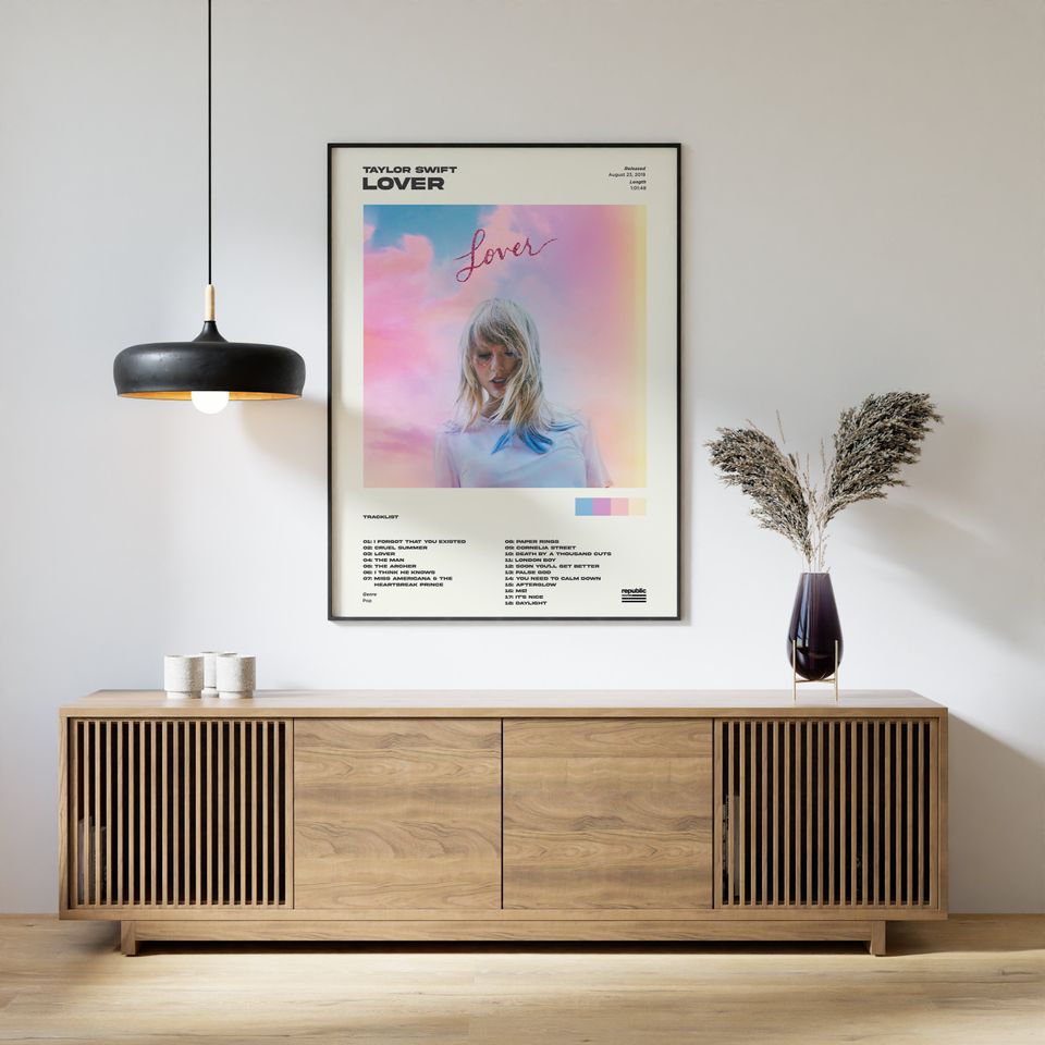 Tay.lor S.wi.ft Poster, Lover Album Poster