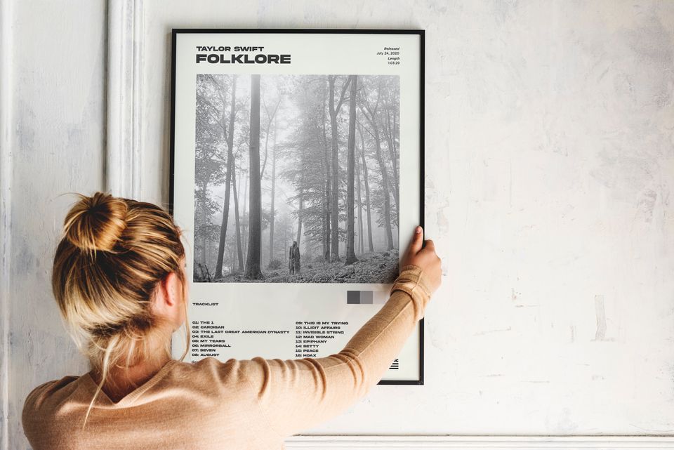 Tay.lor S.wi.ft Poster, Folklore Album Poster