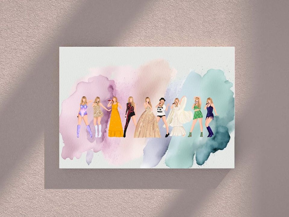 Taylor's Eras Tour Fan Made Canvas