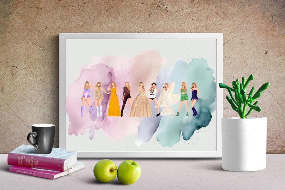 Taylor's Eras Tour Fan Made Canvas