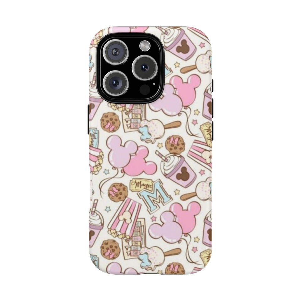Disney Snacks Phone Case  Magical Treats for iPhone 16 Pro Max