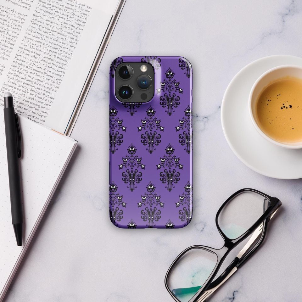 iPhone Haunted Mansion Wallpaper phone case