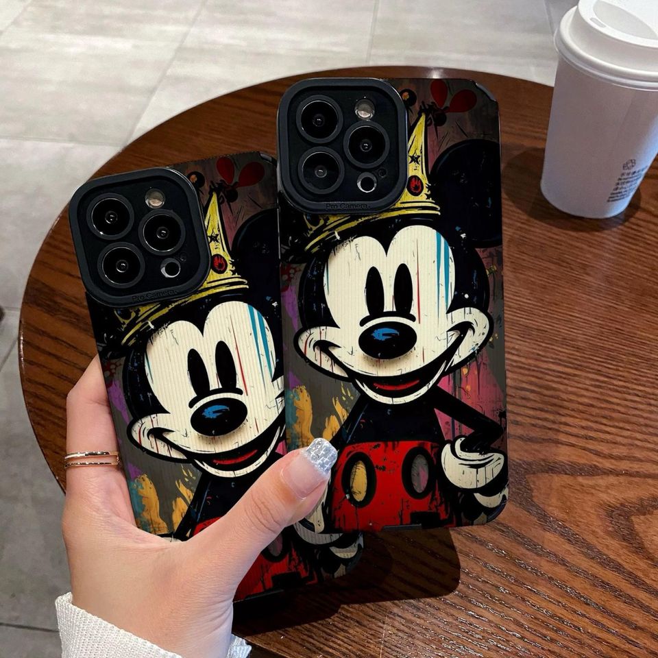 Theme park iPhone Case, disney Mickey Mouse Black iPhone 16 Pro Max Case, iPhone 15 Plus Case, iPhone 14 Case, iPhone SE Case