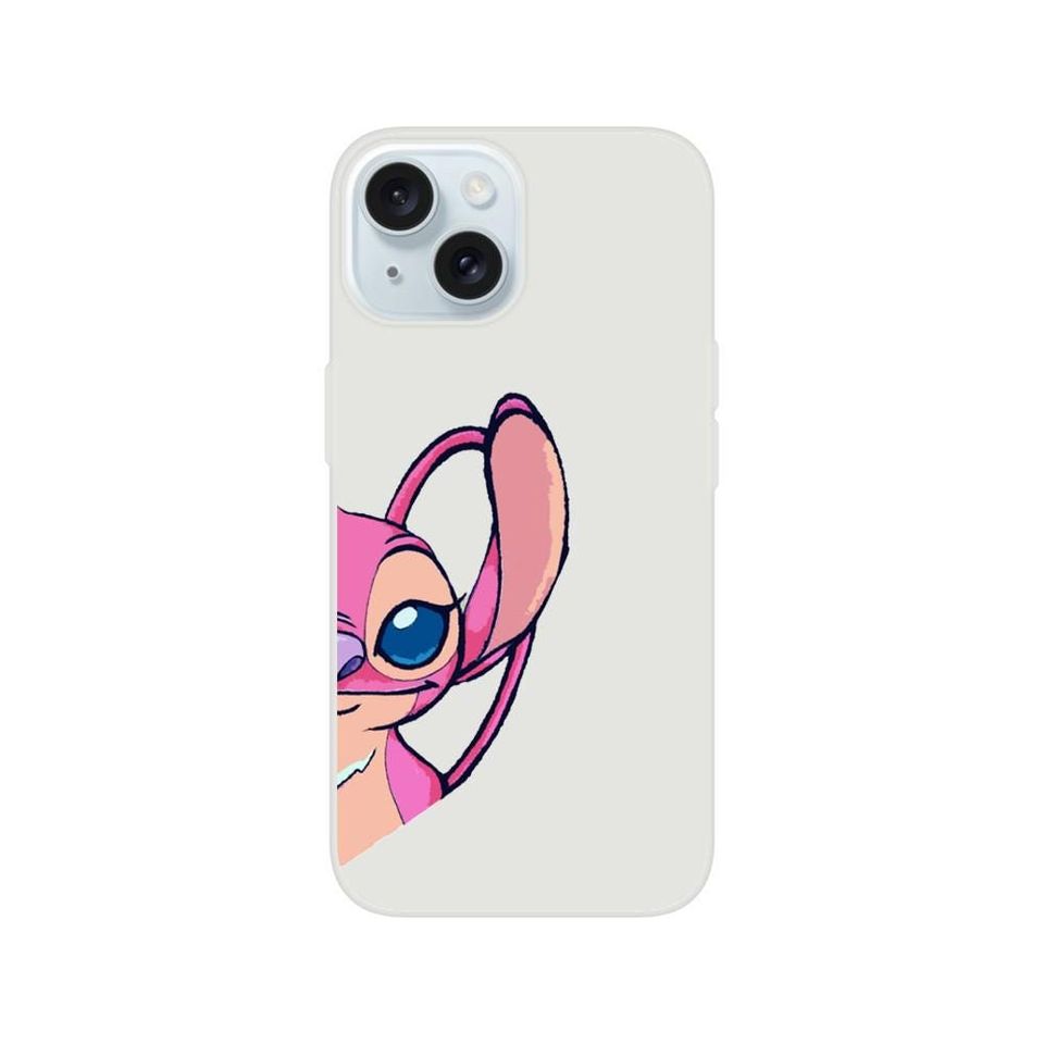 Lilo and Stitch Case Stitch and Angel  | iPhone Flexi Case