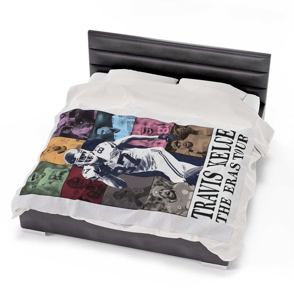 Travis Kelce Eras Tour Throw Blanket