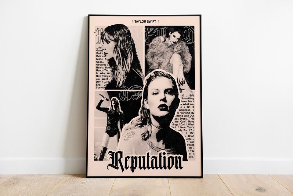 Reputation Album Poster, Eras Tour Poster