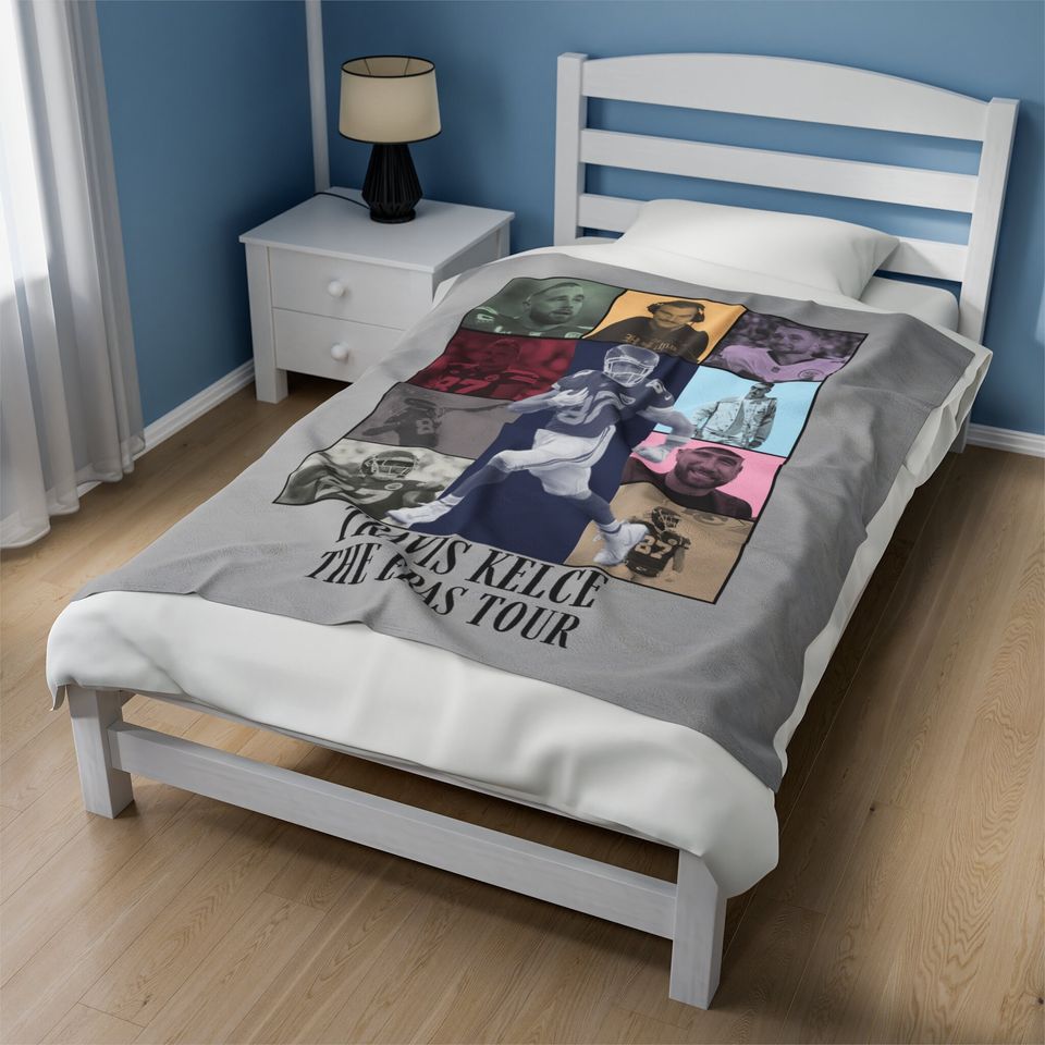 Travis Kelce Eras Tour Throw Blanket