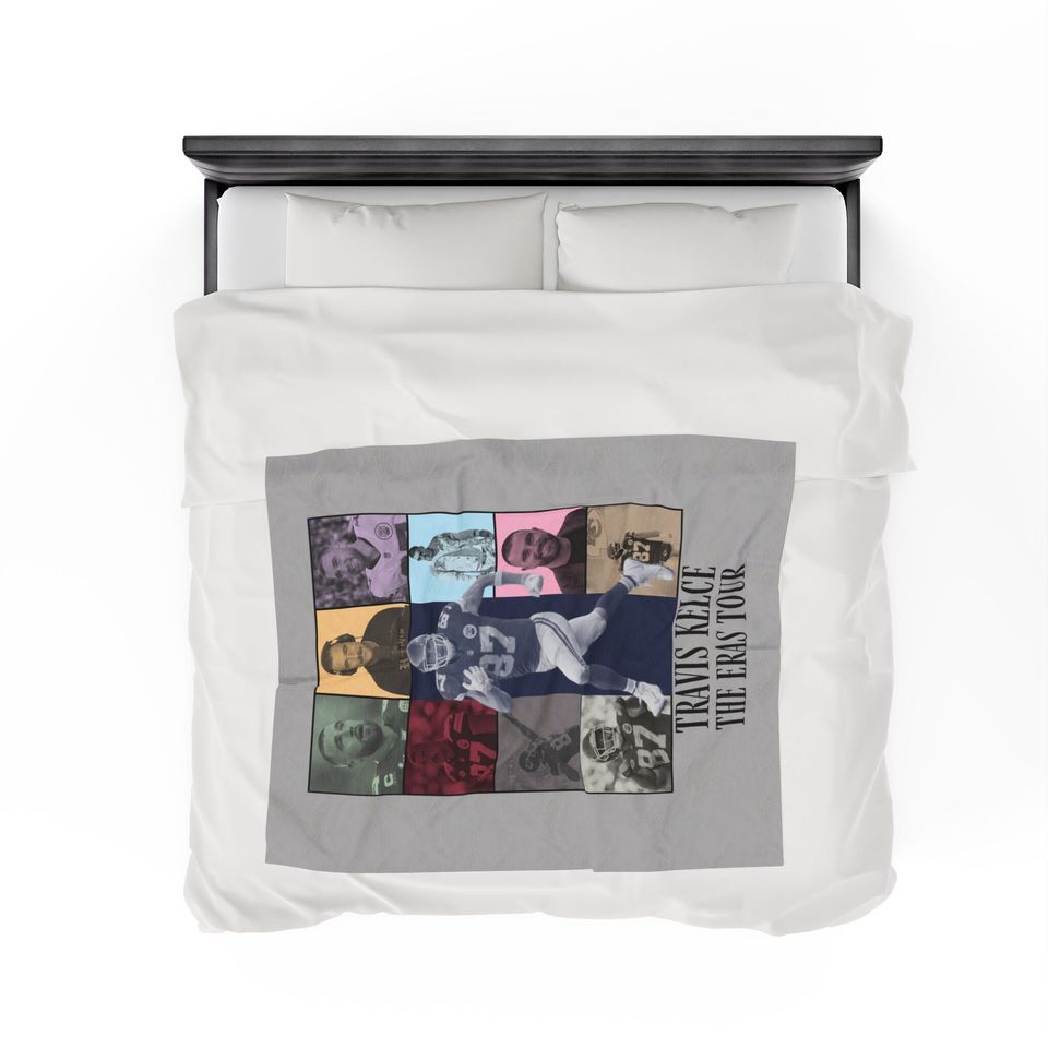 Travis Kelce Eras Tour Throw Blanket