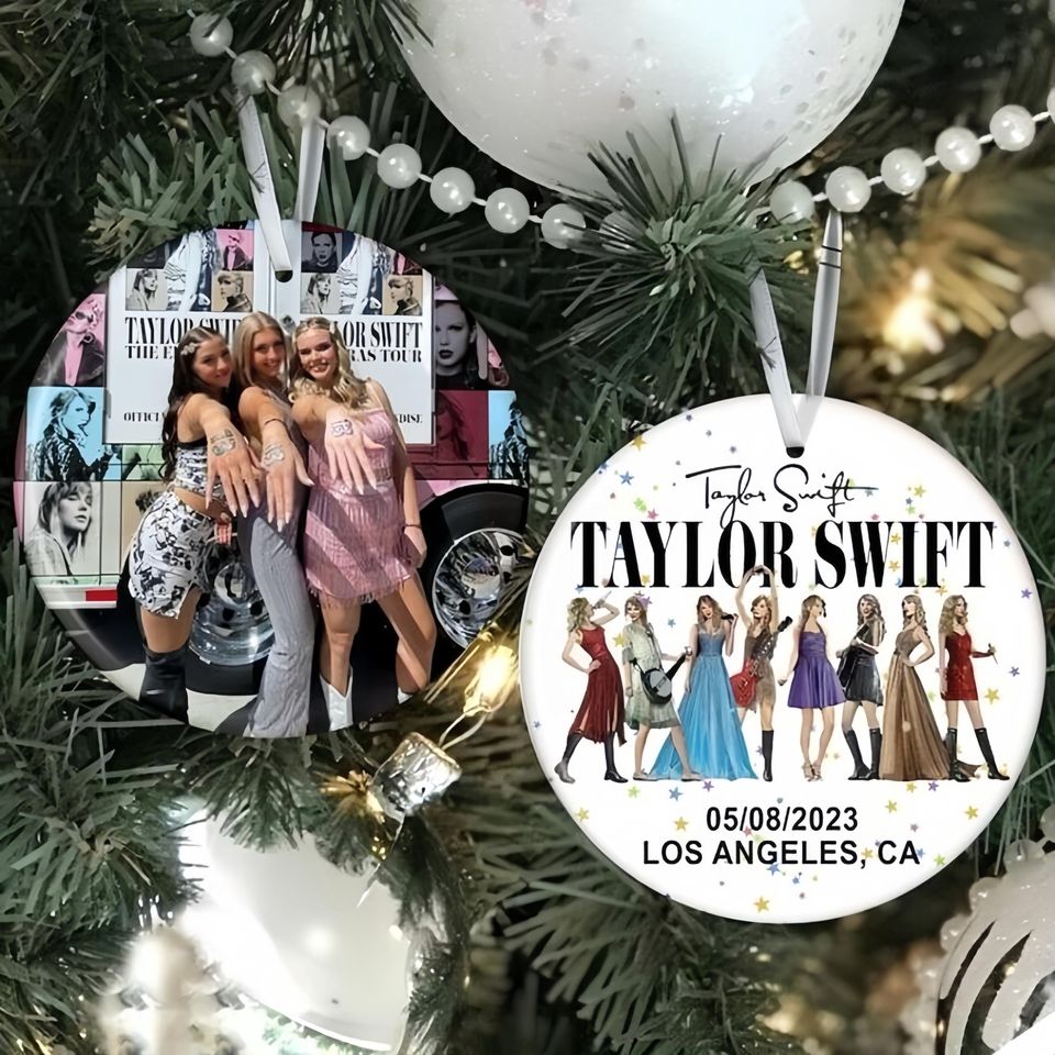 Personalized Eras Tour Ornament, Custom Ornament Gift