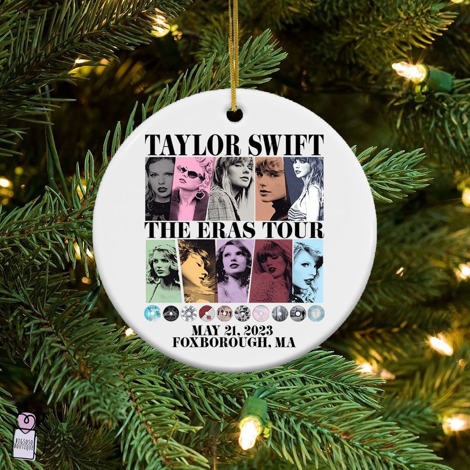 Personalized Eras Tour, Christmas Ornament, 2023 Christmas Ornament