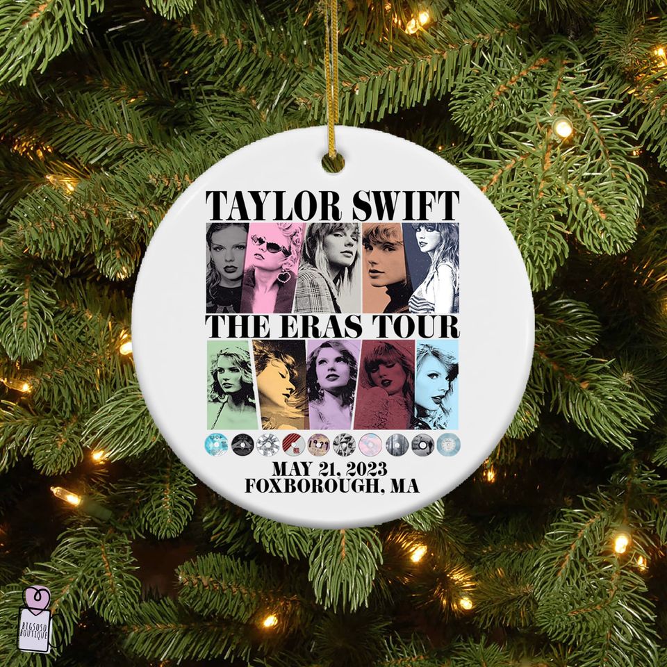 Personalized Eras Tour, Christmas Ornament, 2023 Christmas Ornament