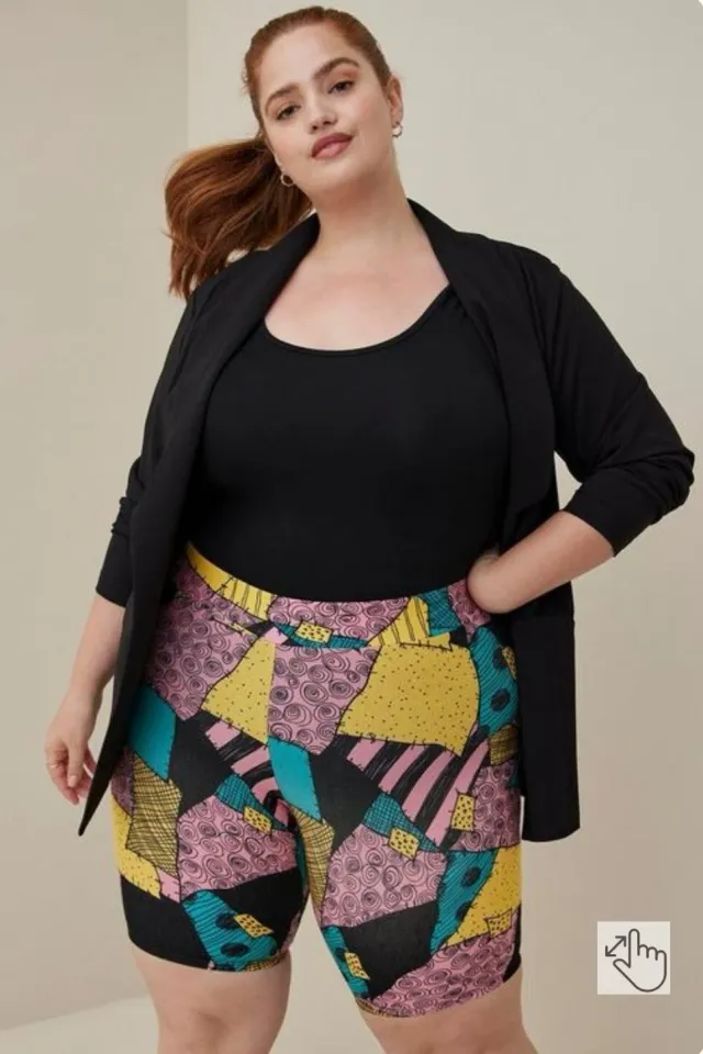 NWT Torrid Plus Size 3 3X 22/24 Disney The Nightmare Before Christmas Bike Short