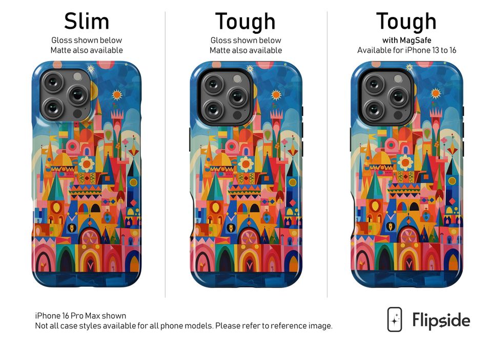 it's a small world Phone Case | Disney Concept Art Series | iPhone 14 15 16 Pro Max