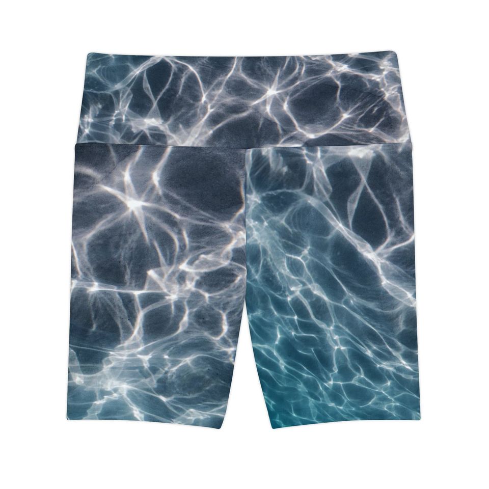 Ocean Print Women's Bike Shorts