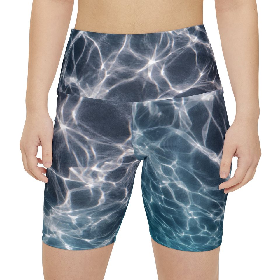 Ocean Print Women's Bike Shorts
