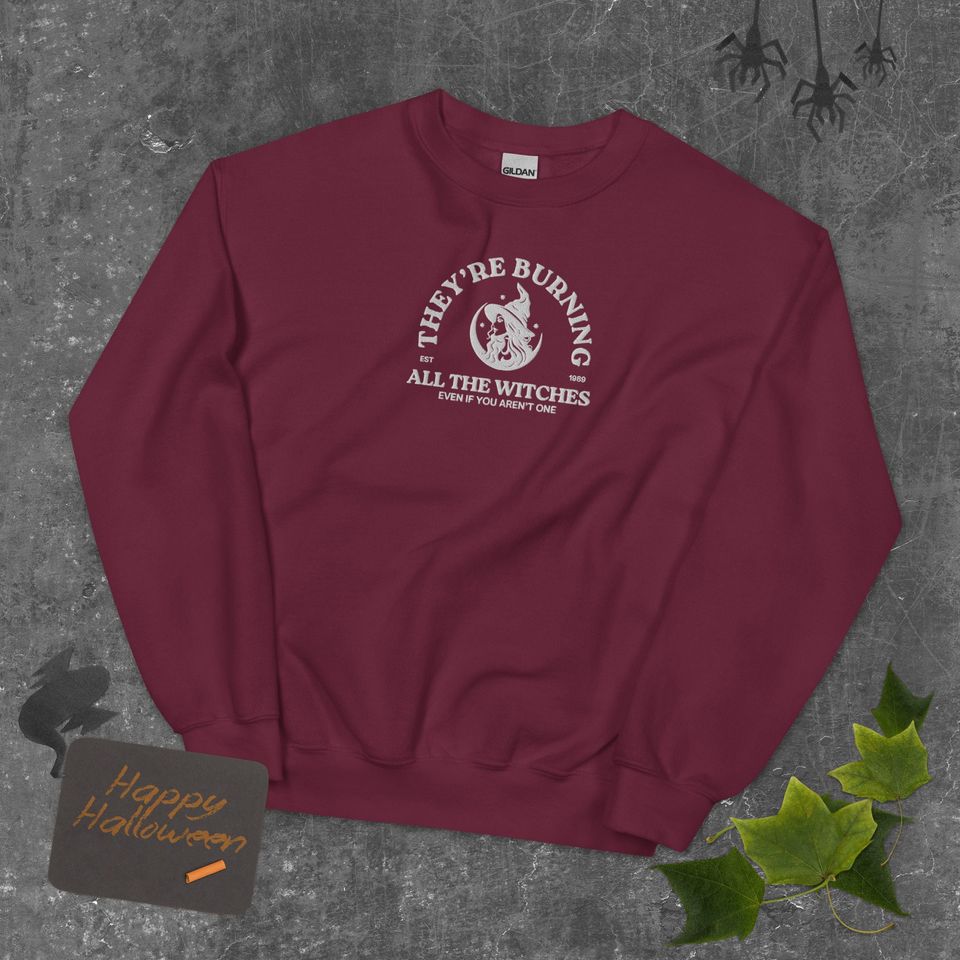 forever winter embroidered sweatshirt