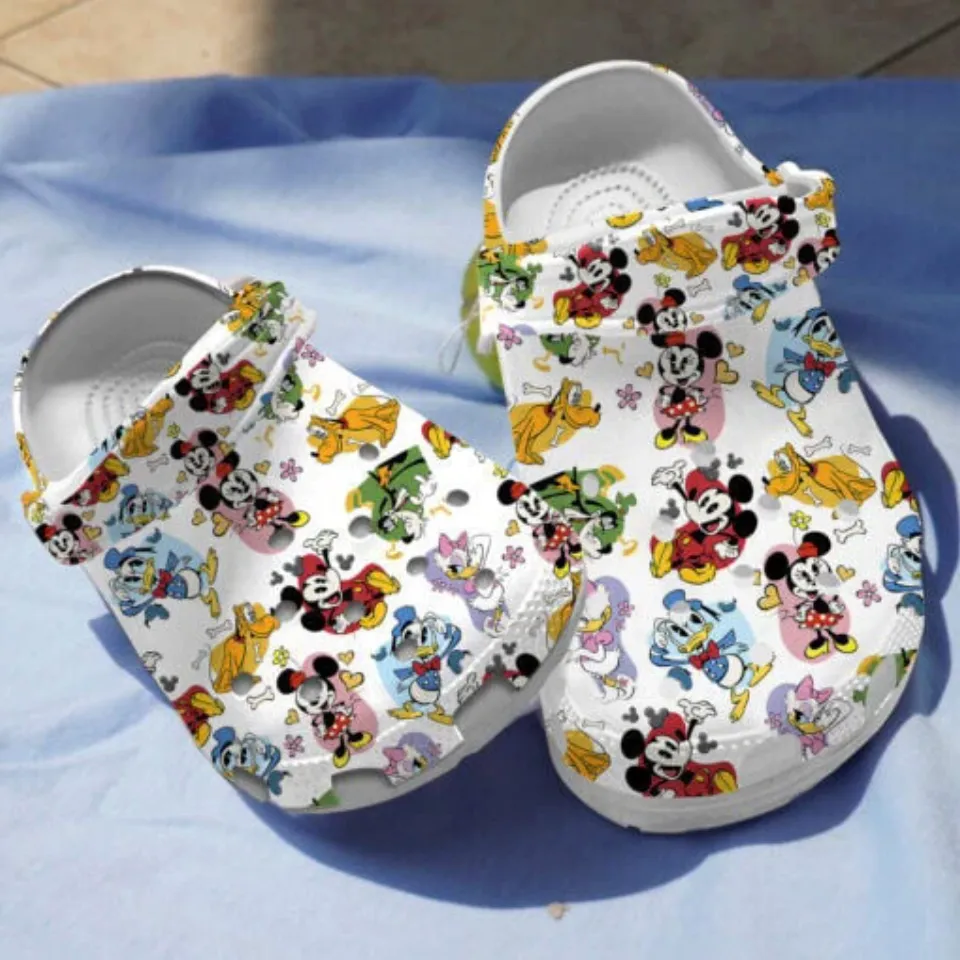 Disneyland Mickey Art Clogs