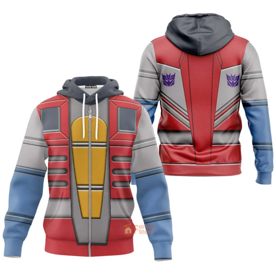 Transformers Starscream - Costume Cosplay Hoodie Sweatpants