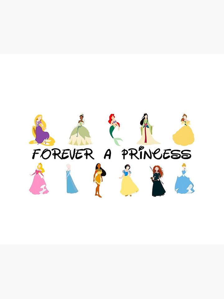 Forever a Princess Throw Blanket