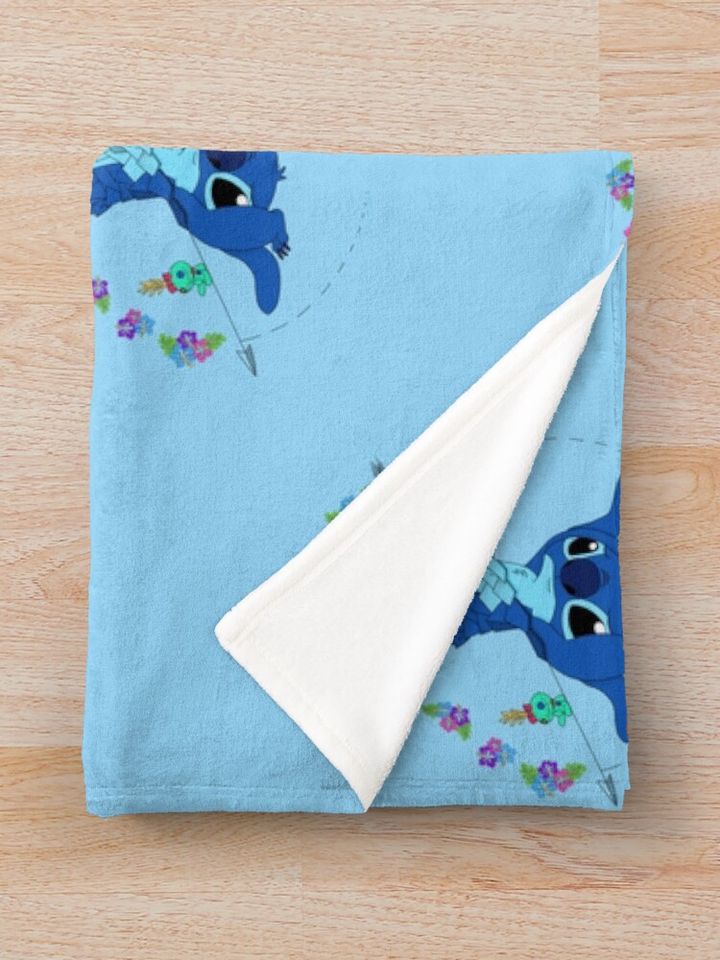 Stitch mosaic Color Throw Blanket