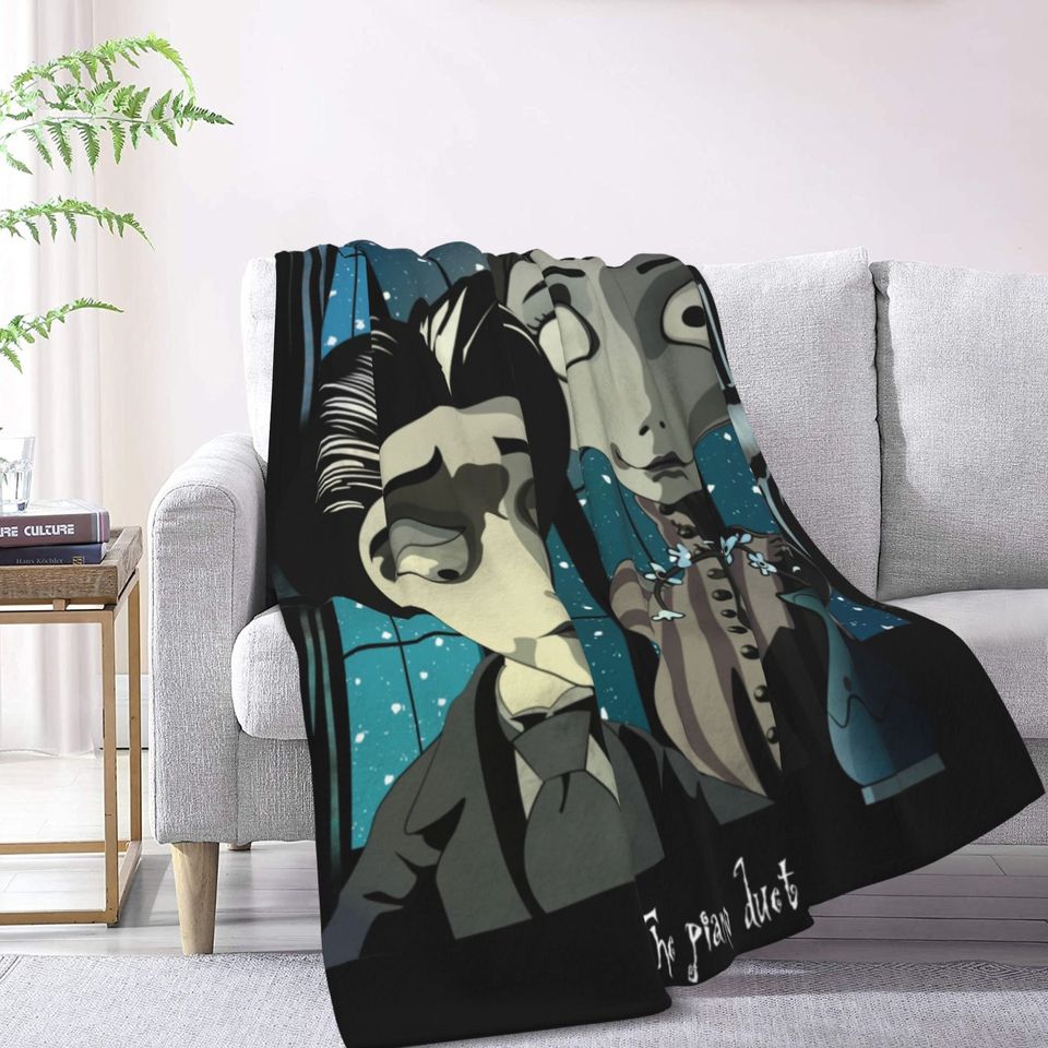 Custom Name Blanket Disney Corpse Bride Tapestry Personalized Blankets Birthday Gift Customized DIY
