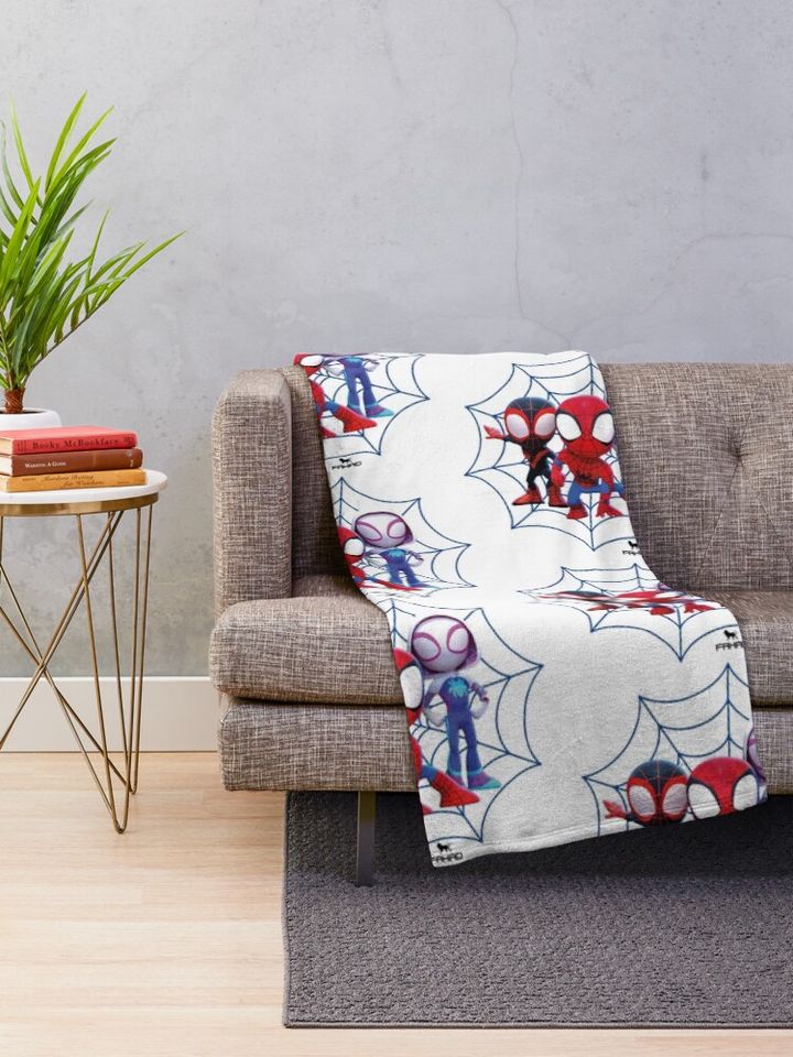 Spidey and his amazing friends Throw Blanket