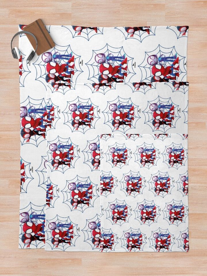 Spidey and his amazing friends Throw Blanket
