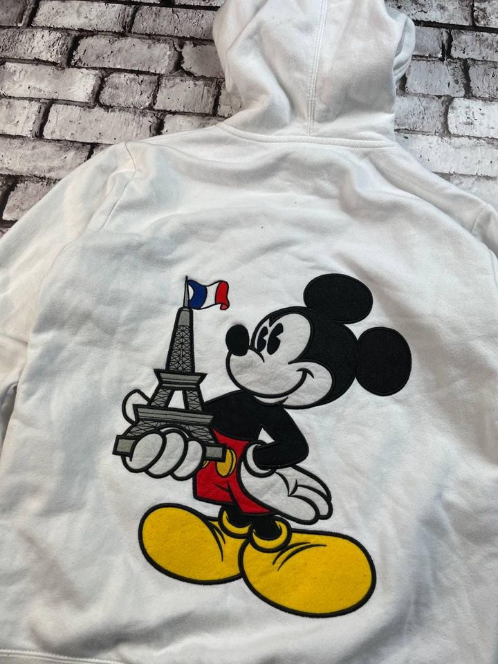 Disneyland Resort Paris Mickey Mouse Big Logo Zip  Hoodie