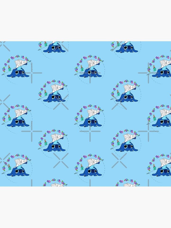 Stitch mosaic white Throw Blanket