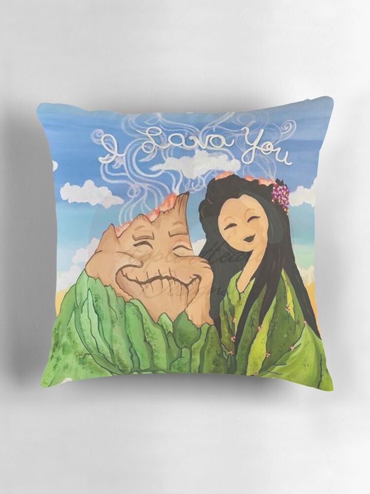 i lava you Pillow