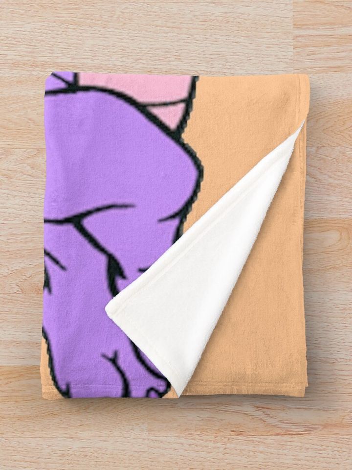 Lounging Figment Throw Blanket