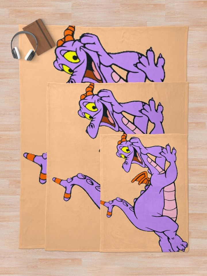 Lounging Figment Throw Blanket